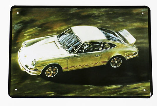 Porsche Carrera, Blechschild, 30x20cm