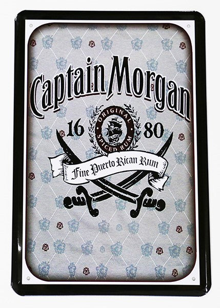 Capitan Morgan, Blechschild, 20x30cm